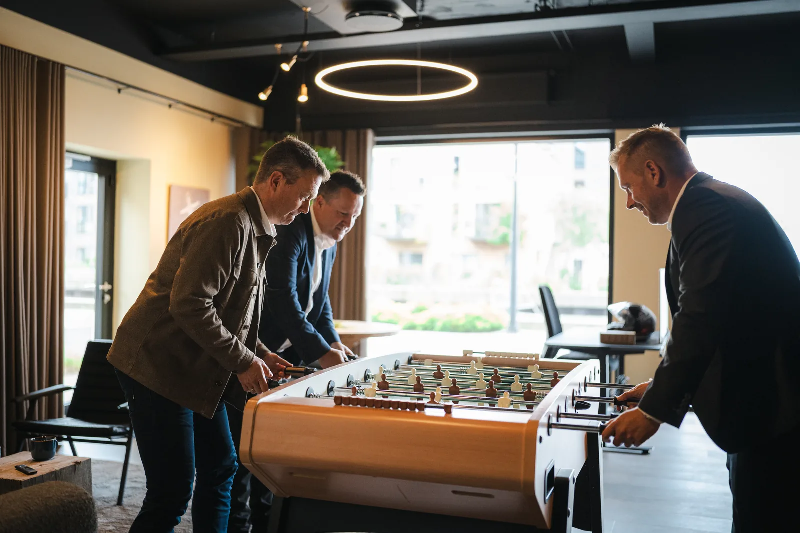 Bordfodbold og sociale aktiviteter